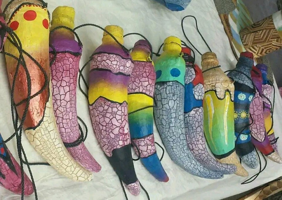 Bouteilles en corne