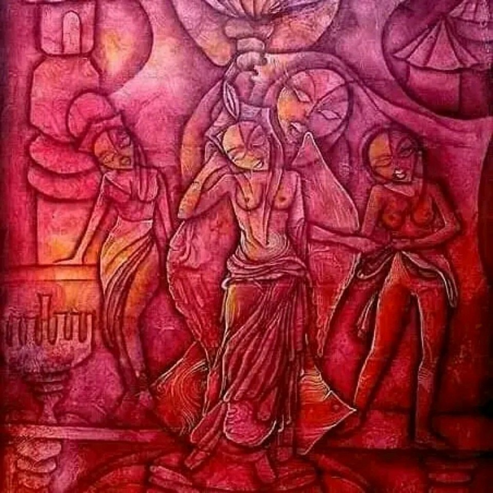 Chuchotements 30/40 Acrylique sur toile US $ 2500