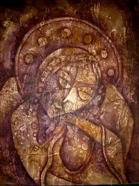 Vierge Endormie 30/40 Acrylique sur toile US $ 25000